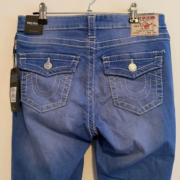 NWT True Religion Jennie Mid Rise Jeans - Picture 4 of 8